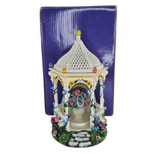 Christopher Radko Mini Gazebo Glitterglobe With Box Easter Eggs Snowglobe